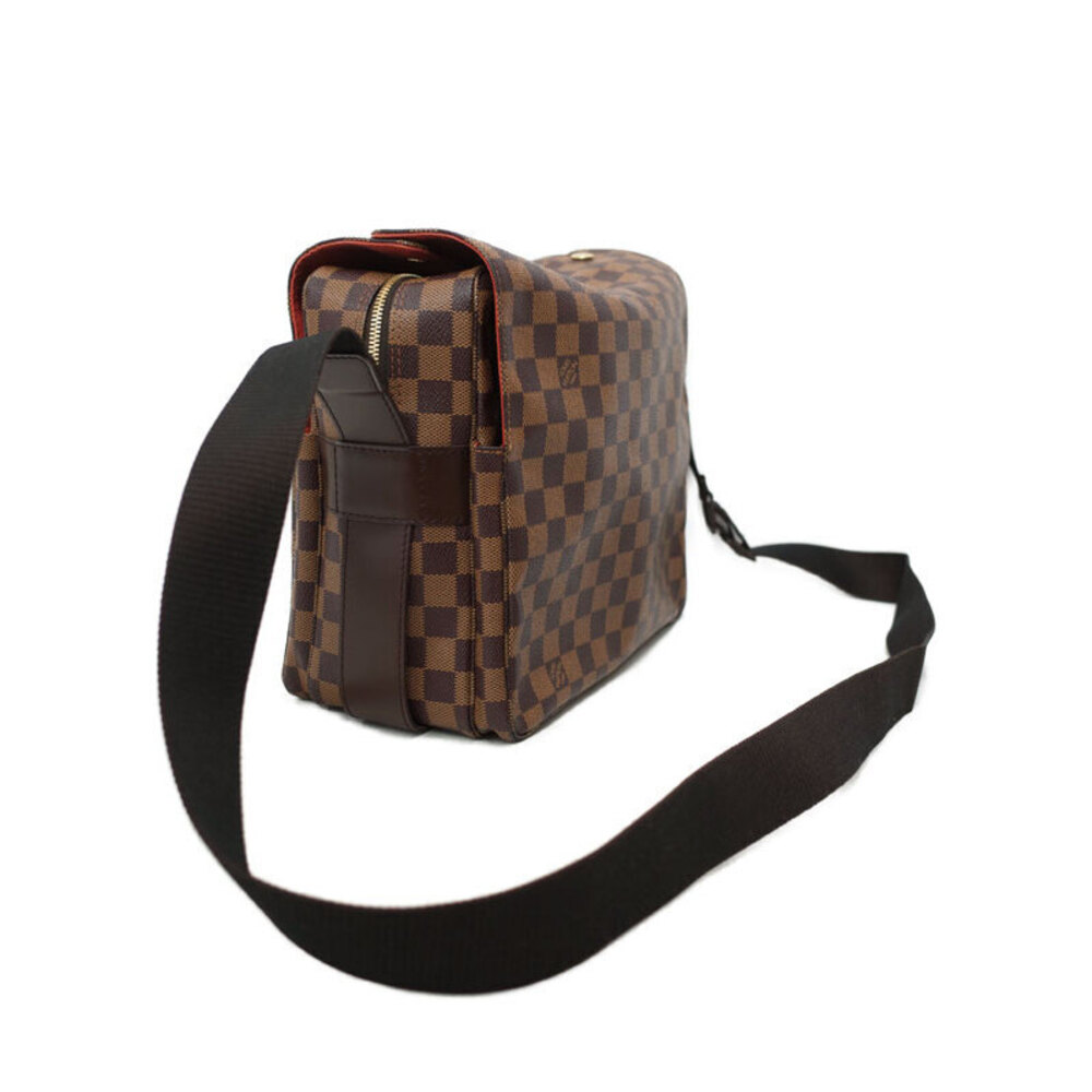 Louis Vuitton Ebene Damier Brown Shoulder Bag Naviglio